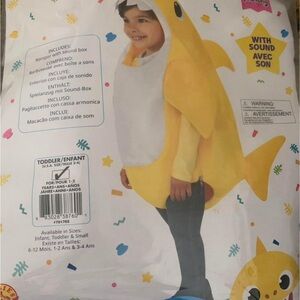Baby Shark Costume - Toddler Size Yellow